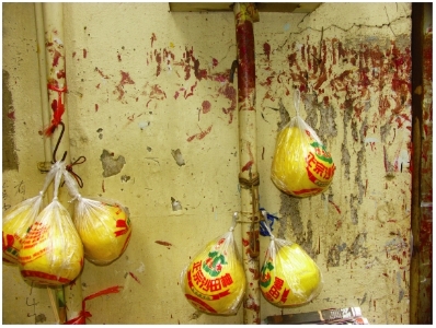 kirk pedersen urban asia photographs    Hong Kong, Wan Chai Market   2006