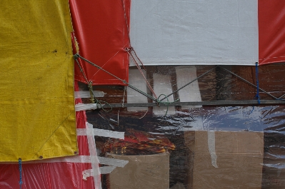 kirk pedersen urban asia photographs &nbsp;&nbsp;&nbsp;Chinatown Tarps, Singapore&nbsp;&nbsp;&nbsp;2008