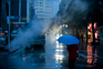 Kirk Pedersen Urban Photos - Night Rain, Dalian, China